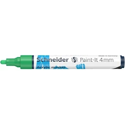 Akril marker, 4 mm, SCHNEIDER "Paint-It 320", zöld