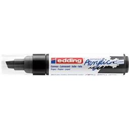 Akril marker EDDING 5000 5-10mm fekete