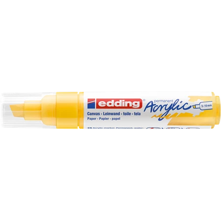 Akril marker EDDING 5000 5-10mm traffic sárga