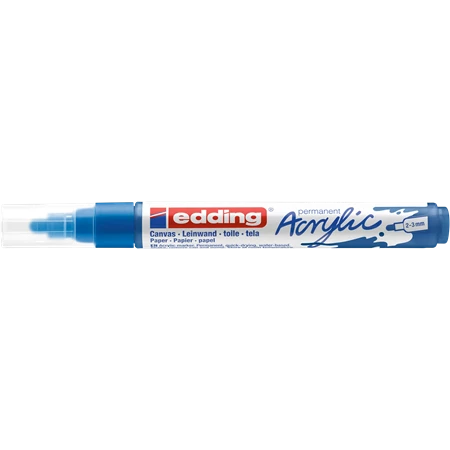 Akril marker EDDING 5100 2-3mm gentian kék