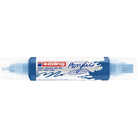 Akril marker EDDING 5400 Double liner 3D 2-3/5-10mm gentian kék