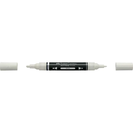 Akril marker Faber-Castell Multimark 101 kétvégű 1-1,2/2-3mm fehér