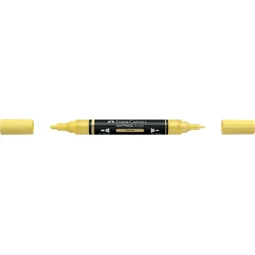 Akril marker Faber-Castell Multimark 102 kétvégű 1-1,2/2-3mm vanília