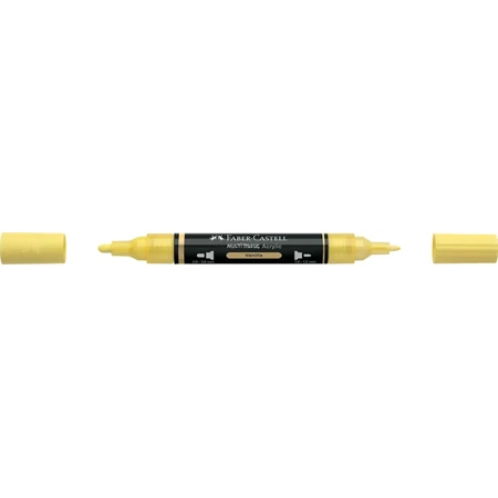 Akril marker Faber-Castell Multimark 102 kétvégű 1-1,2/2-3mm vanília