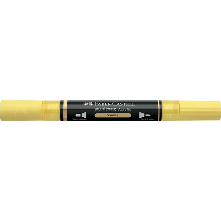 Akril marker Faber-Castell Multimark 102 kétvégű 1-1,2/2-3mm vanília