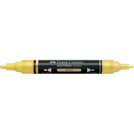 Akril marker Faber-Castell Multimark 102 kétvégű 1-1,2/2-3mm vanília