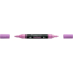Akril marker FABER Multimark 119 kétvégű 1-1,2/2-3mm világos magenta