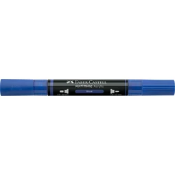 Akril marker FABER Multimark 120 kétvégű 1-1,2/2-3mm kék