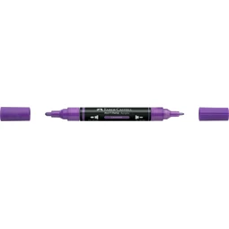 Akril marker Faber-Castell Multimark 136 kétvégű 1-1,2/2-3mm levendula