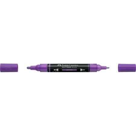 Akril marker Faber-Castell Multimark 136 kétvégű 1-1,2/2-3mm levendula