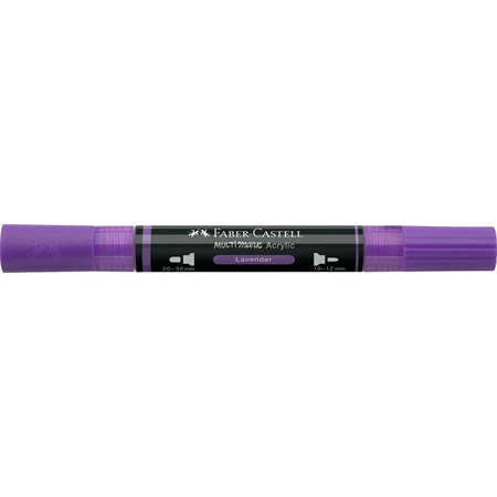 Akril marker Faber-Castell Multimark 136 kétvégű 1-1,2/2-3mm levendula