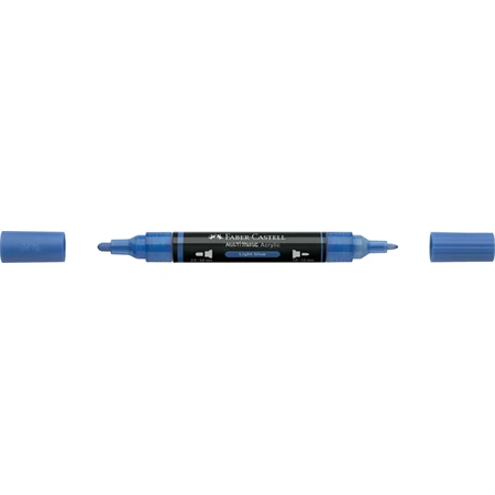 Akril marker Faber-Castell Multimark 140 kétvégű 1-1,2/2-3mm világoskék