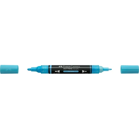 Akril marker Faber-Castell Multimark 148 kétvégű 1-1,2/2-3mm jégkék