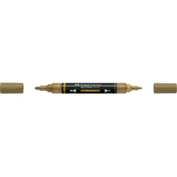 Akril marker Faber-Castell Multimark 178 kétvégű 1-1,2/2-3mm kávébarna