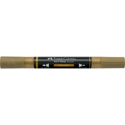 Akril marker Faber-Castell Multimark 178 kétvégű 1-1,2/2-3mm kávébarna
