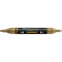Akril marker Faber-Castell Multimark 178 kétvégű 1-1,2/2-3mm kávébarna