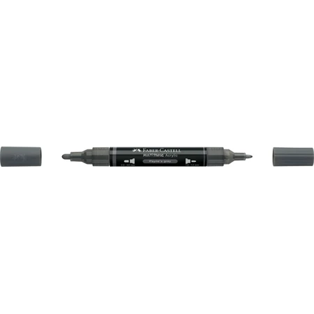 Akril marker Faber-Castell Multimark 181 kétvégű 1-1,2/2-3mm payne szürke