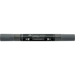 Akril marker Faber-Castell Multimark 181 kétvégű 1-1,2/2-3mm payne szürke