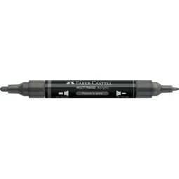 Akril marker Faber-Castell Multimark 181 kétvégű 1-1,2/2-3mm payne szürke