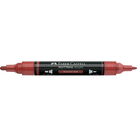 Akril marker Faber-Castell Multimark 192 kétvégű 1-1,2/2-3mm őszi levél