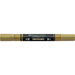 Akril marker Faber-Castell Multimark 250 kétvégű 1-1,2/2-3mm arany