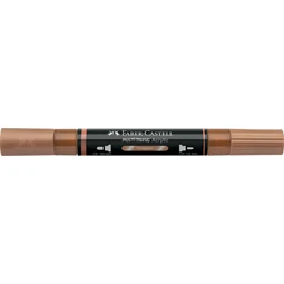 Akril marker Faber-Castell Multimark 252 kétvégű 1-1,2/2-3mm réz