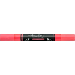 Akril marker Faber-Castell Multimark 255 kétvégű 1-1,2/2-3mm neon narancs