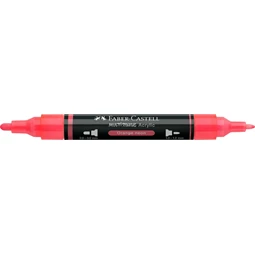 Akril marker Faber-Castell Multimark 255 kétvégű 1-1,2/2-3mm neon narancs