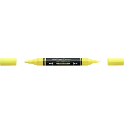 Akril marker Faber-Castell Multimark 256 kétvégű 1-1,2/2-3mm neon sárga