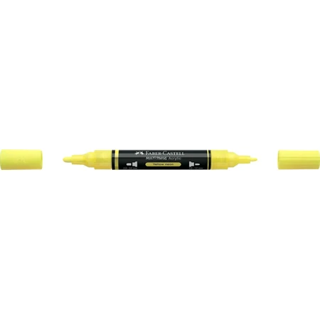 Akril marker Faber-Castell Multimark 256 kétvégű 1-1,2/2-3mm neon sárga