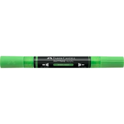 Akril marker Faber-Castell Multimark 257 kétvégű 1-1,2/2-3mm neon zöld