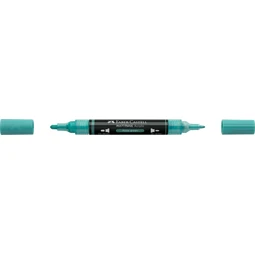 Akril marker Faber-Castell Multimark 276 kétvégű 1-1,2/2-3mm víz zöld