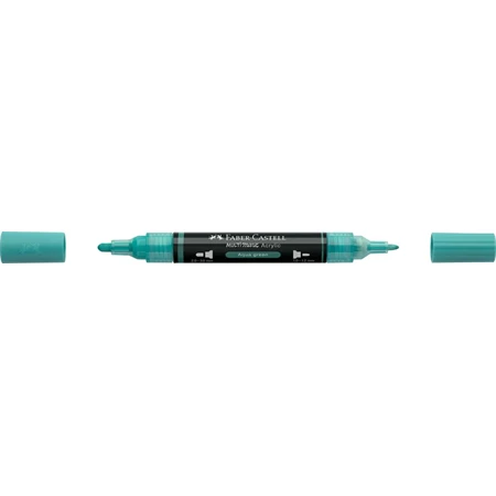 Akril marker Faber-Castell Multimark 276 kétvégű 1-1,2/2-3mm víz zöld