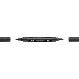 Akril marker Faber-Castell Multimark 299 kétvégű 1-1,2/2-3mm fényes fekete