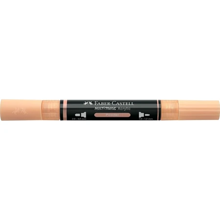 Akril marker FABER Multimark 303 kétvégű 1-1,2/2-3mm púder