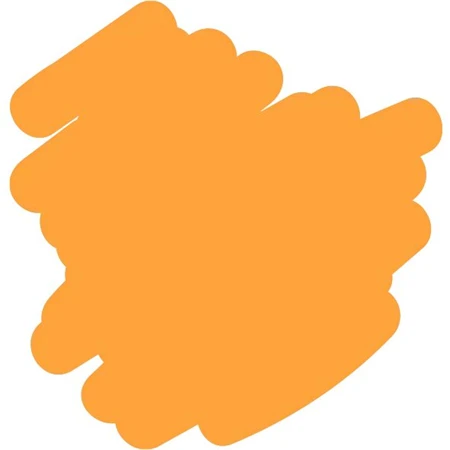 Akril marker FABER Multimark 309 kétvégű 1-1,2/2-3mm világos narancs