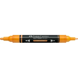 Akril marker Faber-Castell Multimark 309 kétvégű 1-1,2/2-3mm világos narancs
