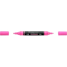 Akril marker FABER Multimark 329 kétvégű 1-1,2/2-3mm pink