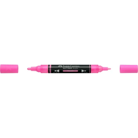 Akril marker FABER Multimark 329 kétvégű 1-1,2/2-3mm pink