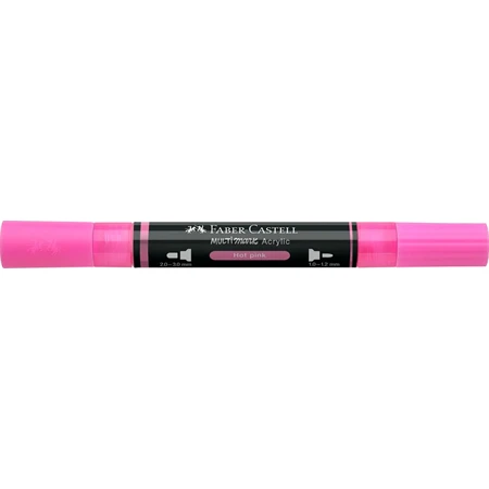 Akril marker FABER Multimark 329 kétvégű 1-1,2/2-3mm pink