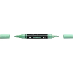 Akril marker FABER Multimark 412 kétvégű 1-1,2/2-3mm mentazöld