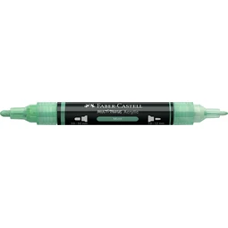 Akril marker FABER Multimark 412 kétvégű 1-1,2/2-3mm mentazöld