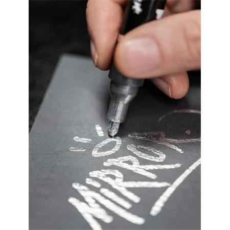 Akril marker Faber-Castell Multimark 551 kétvégű 1-1,2/2-3mm tüköreffekt