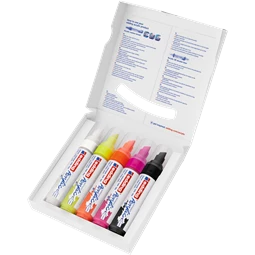 Akril marker készlet EDDING 5000/5 5-10mm 5db-os neon színek
