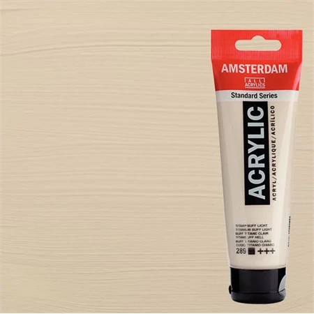 Akrilfesték AMSTERDAM 120ml 289 titanium buff light