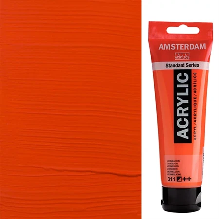 Akrilfesték AMSTERDAM 120ml 311 vermillion
