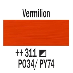 Akrilfesték AMSTERDAM 120ml 311 vermillion