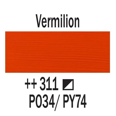 Akrilfesték AMSTERDAM 120ml 311 vermillion