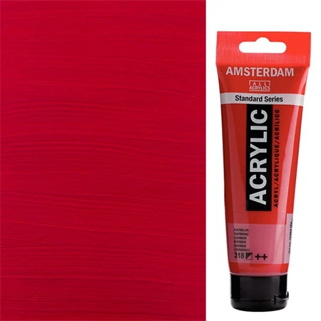 Akrilfesték AMSTERDAM 120ml 318 carmine