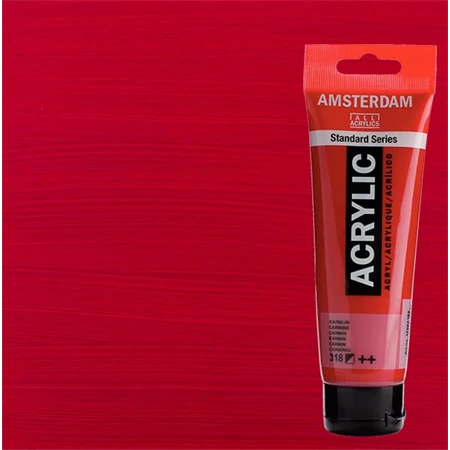 Akrilfesték AMSTERDAM 120ml 318 carmine
